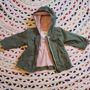 Infant utility jacket with hood